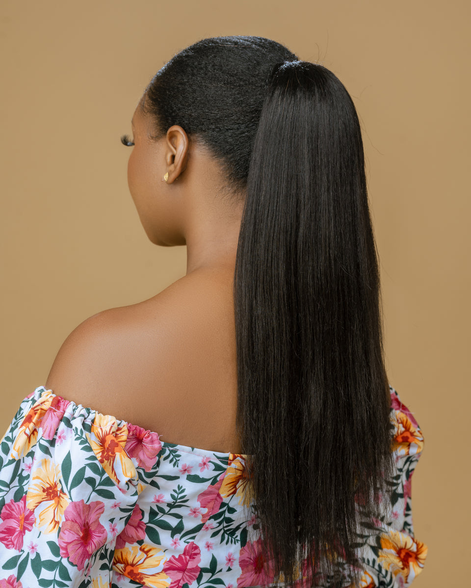 Ponytail |Kinky Straight Ponytail | Blvck Hair NG – Blvck hair